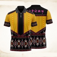 Polo Shirts for Men Philippine Ethnic Tribal Modern Barong Polo Shirt Full Sublimation Shirt for Men