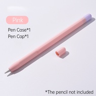 พร้อมส่ง ปลอกสำหรับ สำหรับ Apple Pencil 1 2 Case ปากกาไอแพด ฝาครอบป้องกันซิลิโคนอ่อนนุ่ม Apple Pencil รุ่นที่ 1 รุ่นที่ 2 ปลอกซิลิโคนดินสอ