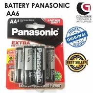 Battery Panasonic  AA6 Alkaline 1.5V Battery 4+2 Bonus Pack