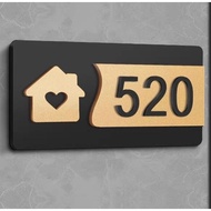 House Number Household Creative Unique Customized House Number Plate Number Plate Entry House Number