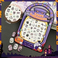 5D Embossed Stickers Use On Nails Halloween Festival