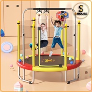 🏘️Kids Trampoline 60inch Jumping Mat, Indoor Outdoor Exercise, Jumping Bed Birthday gift for Children Toy