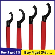 Coilover Wrench, Hook Wrenches Tools Set Shock Spanner Wrench Set C-Shape Spanner Adjustable Spanner