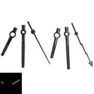 QX Black Watch Hands Green Luminous Fit NH35 NH36 ETA2824 2836 Miyota 8215 8205 821A Mingzhu DG2813 