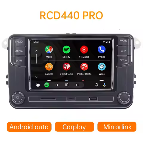 Android Auto RCD440 PRO Carplay Radio MIB New Arrival 6RD035187B for VW Polo Passat B6 B7 Golf 5 6 J