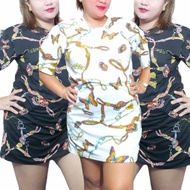 CHAIN BUTTERFLY T-shirt Dress for Adults Plus Size