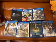 PS4 遊戲光碟 Elden ring 人中之龍 Jurassic world 侏羅紀 
