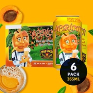 Lost Coast Apricot Wheat Ale - Pack of 6 x 355ml Cans [Craft Beer]