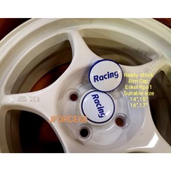 Rim Cap Enkei Rpo1 Rpf1 58mm 1set(4pc)/Cap Enkei Racing Rpo 1 Sport Rim Wheel Cap Myvi Alza Axia Sag