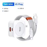 ORICO 65W เครื่องชาร์จที่ชาร์จโทรศัพท์มือถือที่ชาร์จไฟรวดเร็ว USB PD ชาร์จเร็วชนิด C สำหรับ Iphone 1