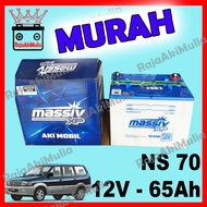 AKI MASSIV XP NS70 MOBIL TRUCK, DYNA, ELF,  COLD DIESEL, PANTHER 12VOLT 65AH