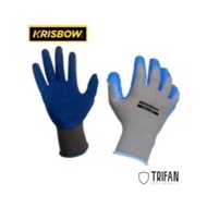 Krisbow Glove Nylon Latex Mechanical Dry, EN388 standard, Moisture Absorption