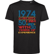 1974 50Th Birthday T-Shirt Vintage 1974 50 Years Old,Grandpa'S Birthday Gift