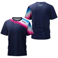 Hot Selling Summer Unisex Tennis Badminton Outdoor 3D Printed T-shirt Quick Drying Fitness Casual Ro