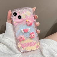 3D Cute Celebrity Kirby&Strawberry Bear Phone Case Shockproof Pone Cover For OPPO A5 A6 A3 Pro A5S A