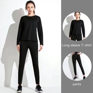 สำหรับ ลดน้ำหนัก ชุดอบซาวน่า ชุดกีฬา ผู้หญิง กางเกงเรียกเหงื่อ กางเกงรีดเหงื่อ ชุดซาวน่า ชุดออกกําลั