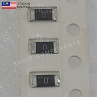 10PCS Taiwan-Grade 0R ±1%, 1206 SMD Resistor (0)