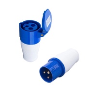 Socket & industrial plug 1 phase 16A 3 pin socket 220v IP44