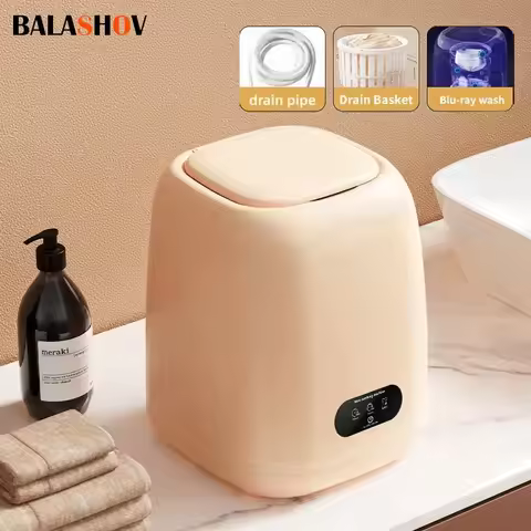 Small Washing Machine for Underwear Children's Clothes mini Washer fully automatic Portable Washing