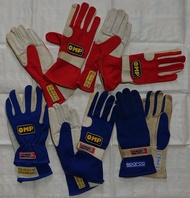 OMP & Sparco Racing Gloves 5 Pairs 防火賽車手套5對，未用