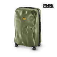 CRASH BAGGAGE กระเป๋าเดินทาง รุ่น ICON สีเขียวโอลีฟ ขนาด 31.1"
