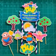 Birthday Cake Topper Cartoon Didi and Friends