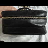CHANEL 黑色 化妝包 老香 vintage