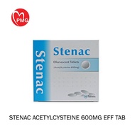 [PMG PHARMACY] Stenac Acetylcysteine 600mg Eff Tab (15 x 2's) - reduce mucus secretion