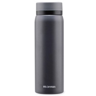[Direct from Japan]IRIS OHYAMA Water Bottle 500ml, mouthpiece to choose according to temperature Mug Bottle, Screw, Vacuum Insulated, Keep Warm, Keep Cool, Smoky Gray SB-S500