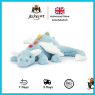 ตุ๊กตา Jellycat Dragon Sky นุ่มและเป็นมิตรกับผิว ไม่หลุดร่วงง่าย jellycat ตุ๊กตา ของแท้ดั้งเดิม 50cm