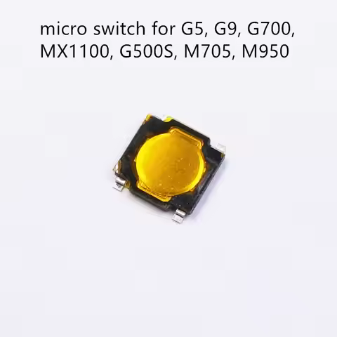 1pc Original Middle Key SMD Micro Switch For Logitech G700 G500 M950 M705 MX1100 G5 G9 Middle Button