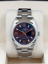 [SOLD OUT]二手 USED ROLEX 勞力士 AIR KING 14000 藍色 2001年6月