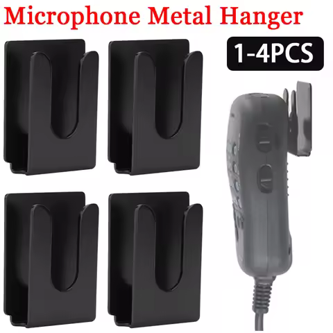 1-4Pcs Universal Microphone Holder Hand Hook Clip for Kenwood YEASU Wouxun Tekton TYT QYT Vero Hyter