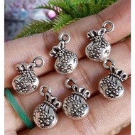 1 PCS METAL PENDANT SILVER DRAWER BAG 12X9X5MM