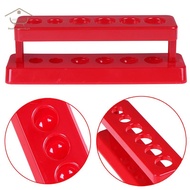 Sun Laboratory Test Tube Holder 6 Hole Plastic Rack Red Stand Burette Stand Shelf N