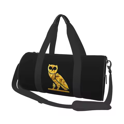 OVO October's Very Own Drake's Owl Large Duffle Gym Bag Waterproof Duffle Travel Bags Handbags Fitne