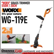 WORX GRASS TRIMMER -550W / 30CM -WG-119E