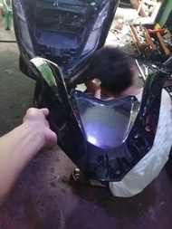 Front cover pcx160 V visor cover pcx160 original honda Garnish 1