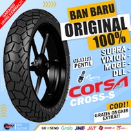 Ban Motor  CORSA CROSS S Ring 17 Tubeless Ban Tubles Depan Belakang Motor Bebek Vixion Moge Ring 17