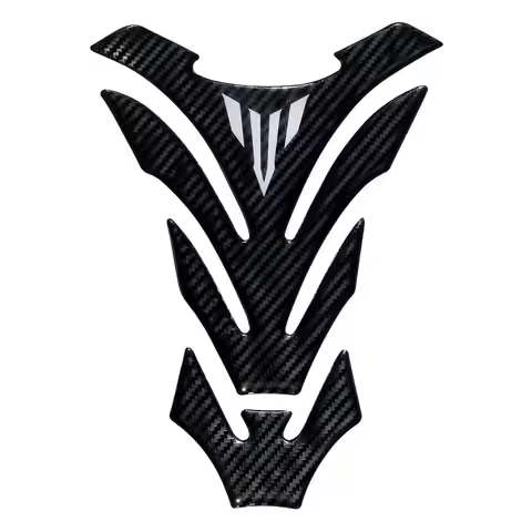 3D Carbon Fiber Motorcycle Fuel Tank Pad Cover Protector Decal Stickers For Yamaha MT01 MT03 MT07 MT