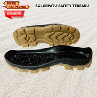Sol Alas Telapak Sepatu Bawah Karet Safety King Bahan Karet Outsole Insole Sepatu Gunung Touring