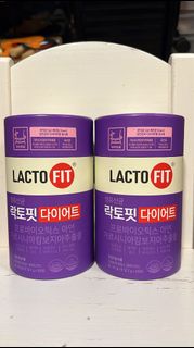 ⚡現貨⚡韓國🇰🇷LACTO FIT紫色廋身益生菌。加強版【60條】