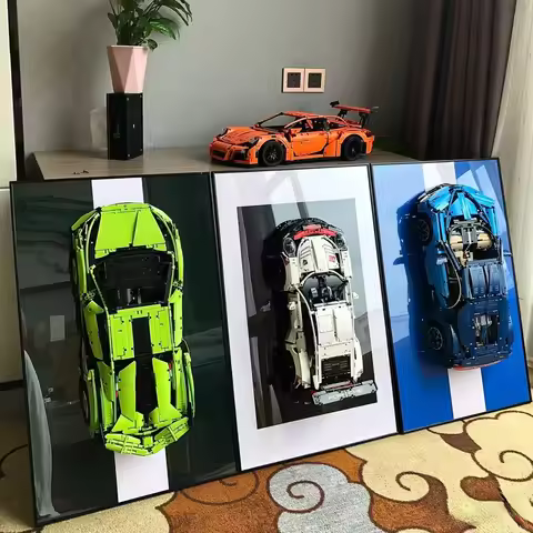 Only Display Wall Mount for LEGO 42141 McLaren F1,Wall Mount Display for LEGO 42115 Lamborghini Buil