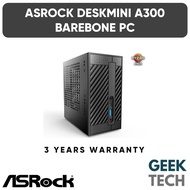 ASROCK DeskMini A300 Barebone PC - Includes Motherboard, Chassis, CPU Cooler, Power Supply