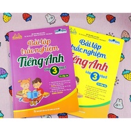 Book - combo 2c GLOBAL SUCCESS English multiple choice exercises for grade 3, volume 1+2 (with answe