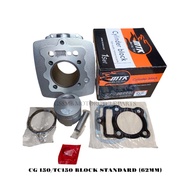 MTK CYLINDER BLOCK SET FOR CG 150/TC 150 STANDARD SIZE (62MM)
