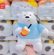 Thú Nhồi Bông WE BARE BEARS Phiên bản (FOODIE/ Có Mũ Trùm Đầu) Đồ Chơi Nhồi Bông MINISO