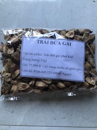 combo 3 sản phẩm gồm trái dứa gai - cây quao - cây ô rô phơi khô mỗi loại 1 ký