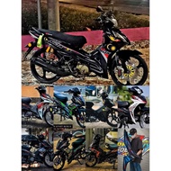 COVER SET SYM SPORT BONUS 115 Black 🖤/ 115 sport bonus edition/ New Design Sym 115 sport bonus/Skru 