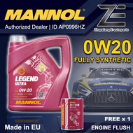 Original MANNOL 7918 Legend Ultra 0w20 Fully Synthetic Engine Oil 4L MN7918 Alza Myvi Vios